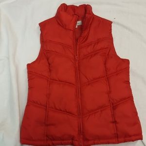 Merona size Med red puffer vest